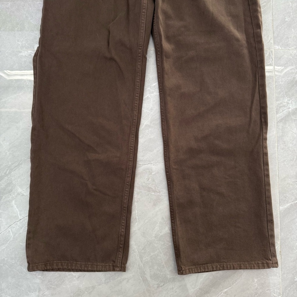 Women’s H&M &Denim Baggy Low Waist Loose Fit Jeans 100% Cotton Size 8 - Picture 6 of 16